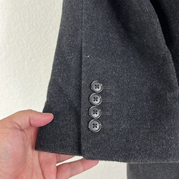 Hathaway Platinum Cashmere Wool Blend Coat Jacket - Picture 4 of 10